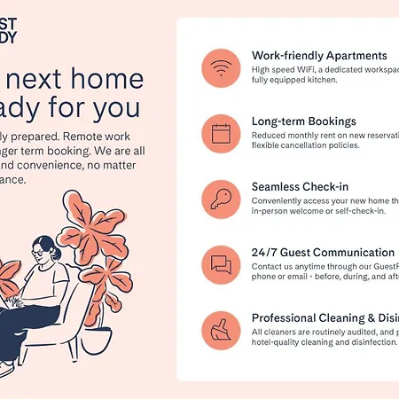 Lägenhet Guestready - Lovely Experience In *